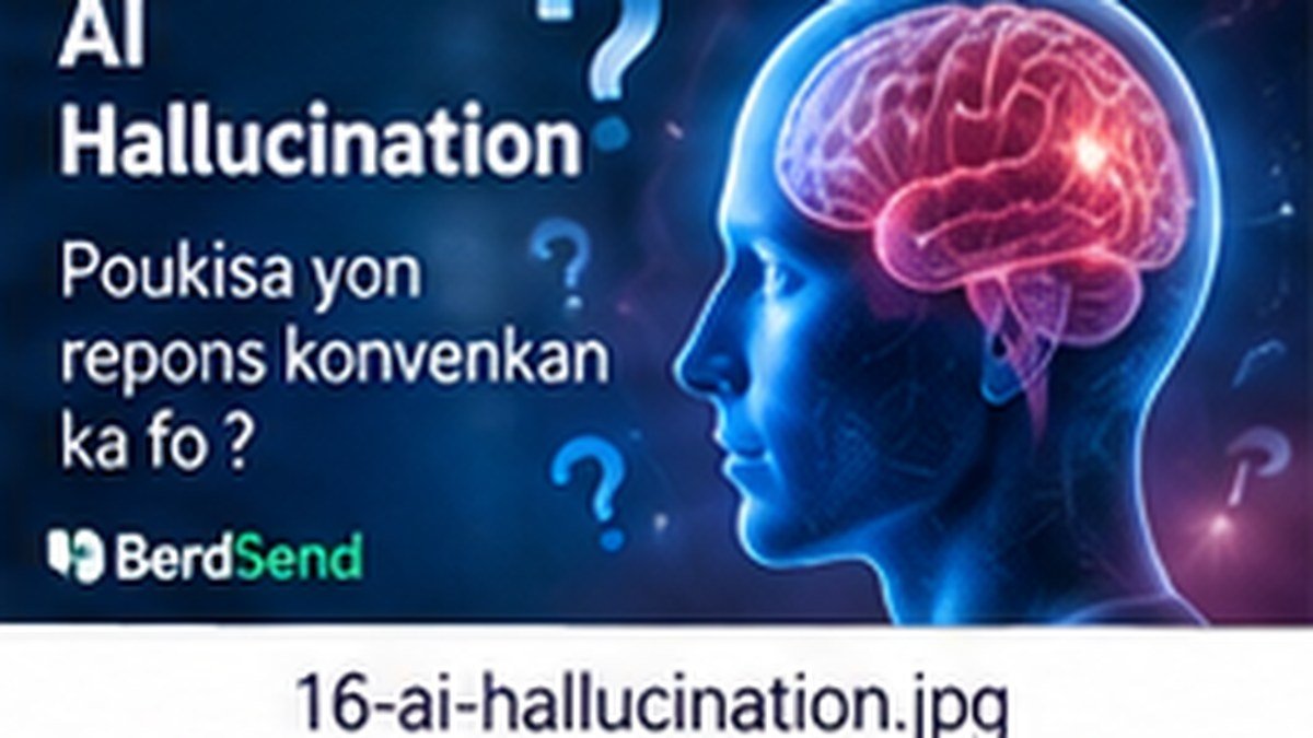 AI hallucination: poukisa yon repons ki sonnen konvenkan ka toujou fo