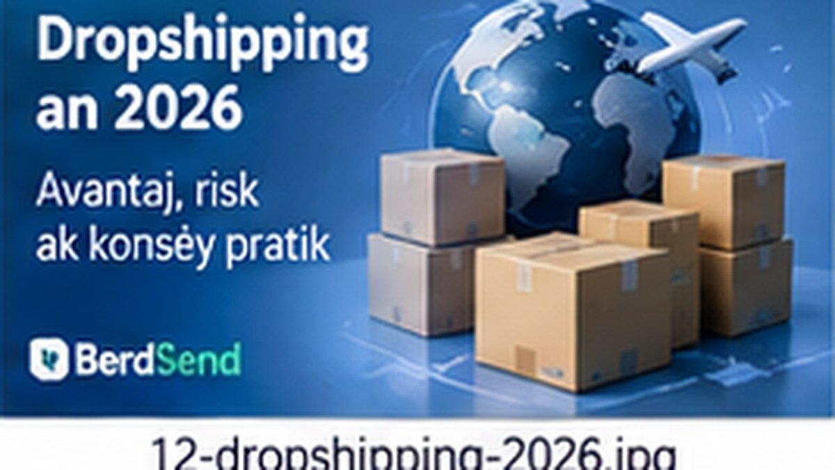 Dropshipping an 2026: avantaj, risk ak kestyon pou poze anvan ou kòmanse
