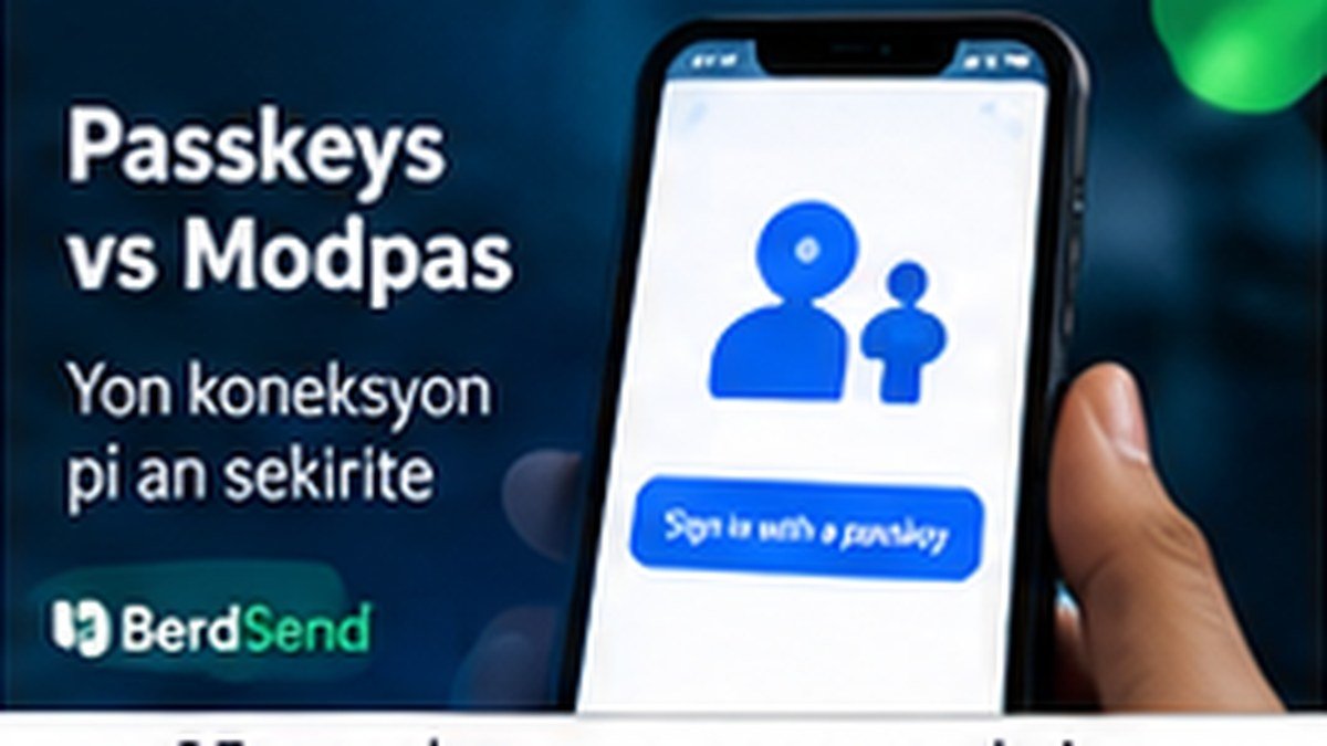 Passkeys vs modpas: èske nouvo fason konekte sa a pi an sekirite?