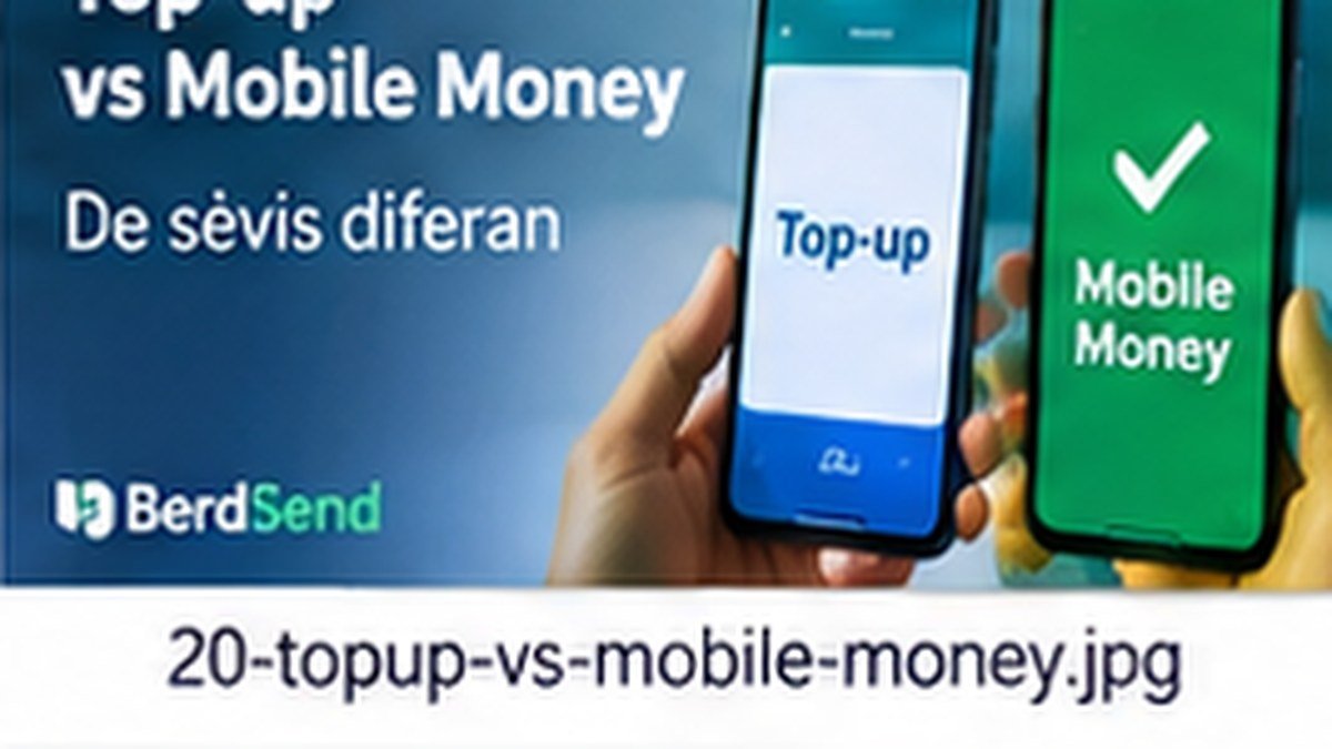 Mobile top-up vs mobile money: de sèvis dijital ki pa menm bagay